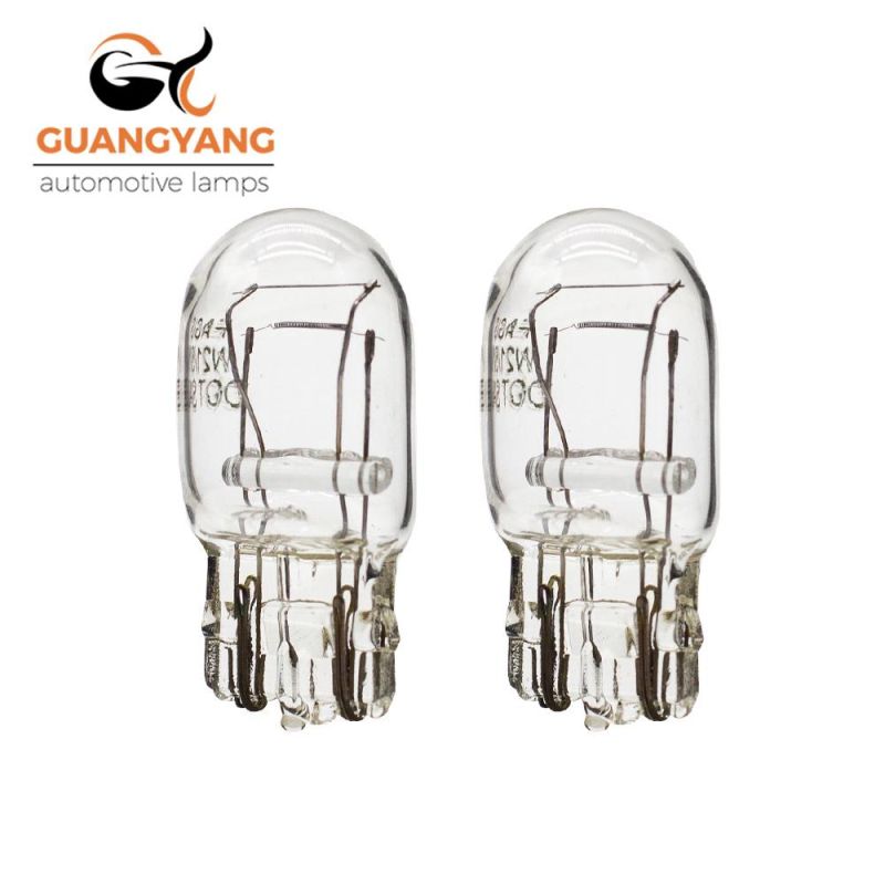 Auto Halogen Bulbs T20 7443 Double Contact 12V 21/5W Clear