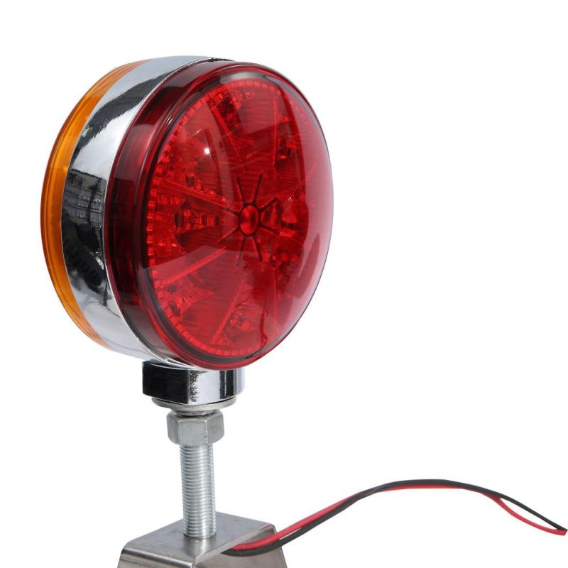 12V/24V 4.25" Red/Amber LED Tractor Warning Lights