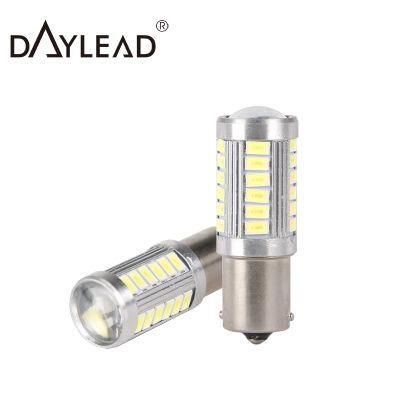 LED Lights for Motorcycle 7443 7440 3157 1156 33SMD LED Turn Signal Lights Car Brake Light Lamps LED Canbus