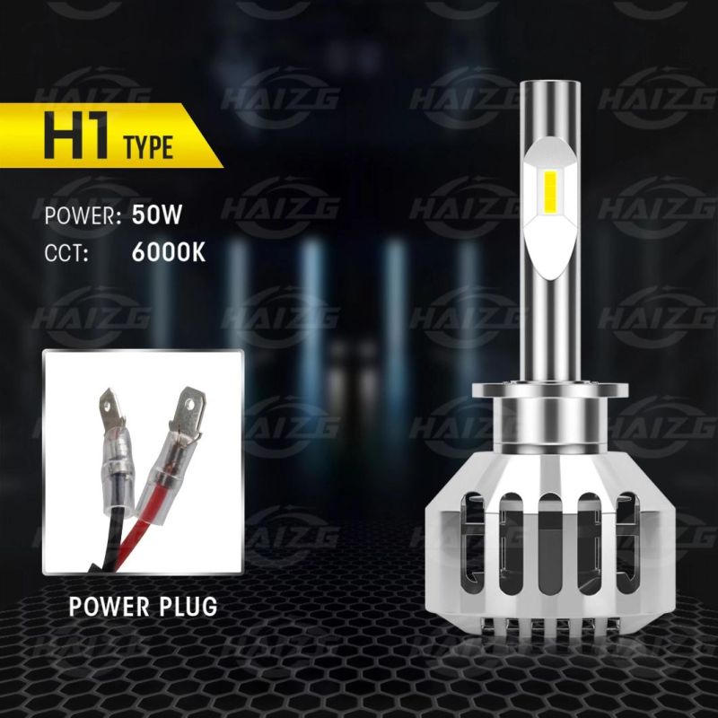 Haizg Auto Lighting System LED Lights H1 H4 H7 H11 9005 9006 Car LED Headlights Accessories Luces LED for Car