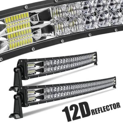 Super Bright Spot Flood 12D 22&quot; 52 Inch SUV Offroad 4X4 Truck 12V Cars Outside Curved Dual Row LED Bar Lights