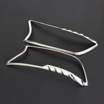 Slim Head Light Cover Chrome Headlight ABS Trim for Ranger T7 T8