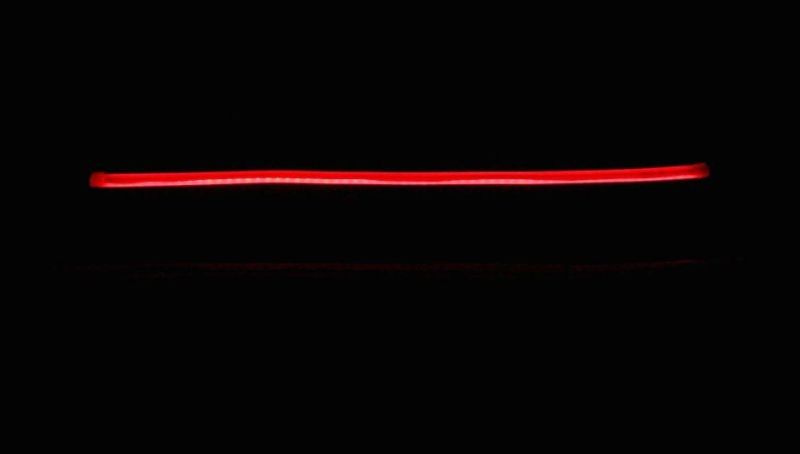 2X Ultrafine DRL 30 45 60cm Daytime Running Light Flexible Soft Tube Guide Car LED Strip White Red Turn Signal Yellow Waterproof