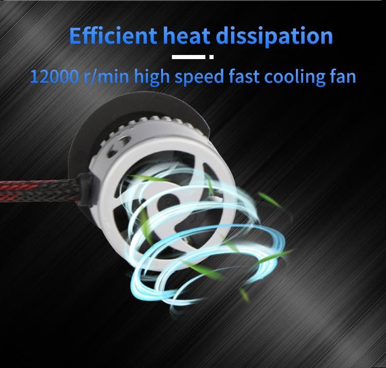 L8 Super Brightness H7 4500lm 6500K 50W 10000lumen LED Headlight Bulbs Car LED Light Bulb for Car or Motorcycle