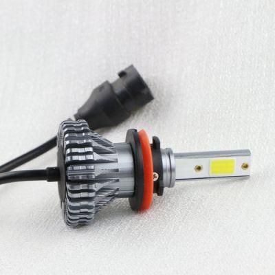 V2f 2021 New Arrival LED Car Headlight 4500lm 40W Mini COB 6000K H4 H7 H11 9005 9006 Car Light Bulbs Headlight