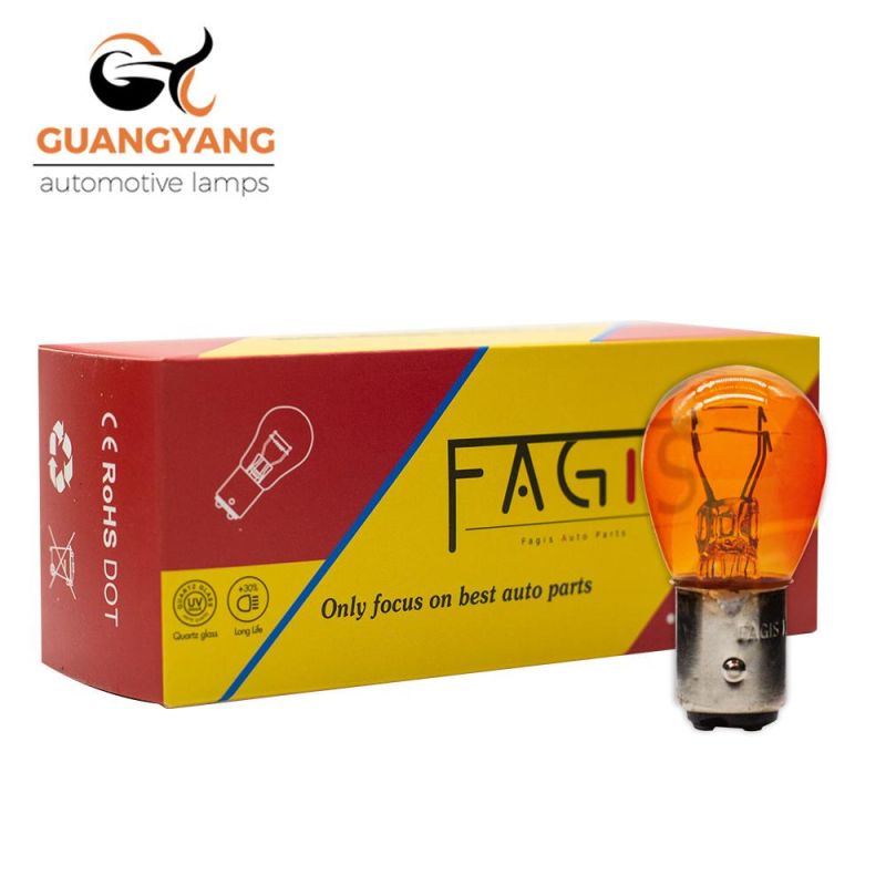 Auto Turning Bulbs S25 Bay15D 24V 21/5W Amber