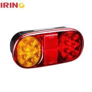 LED Indicator/Stop/Tail/Reflector Light for Boat Trailer with Number Plate (LTL2010RNP)