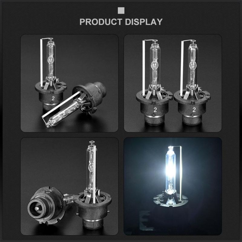 H4 35W Xenon HID Headlight Halogen Bulb Replace Light High and Low Beam White 6000K Motorcycle Car Light Accessories