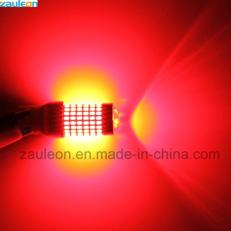 T20 7443 W21/5W 144SMD 3014 Red LED Brake Light