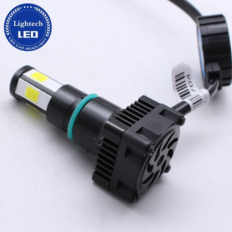 China Munnufacturer Mh4 4sides COB LED Motorcycle Headlight