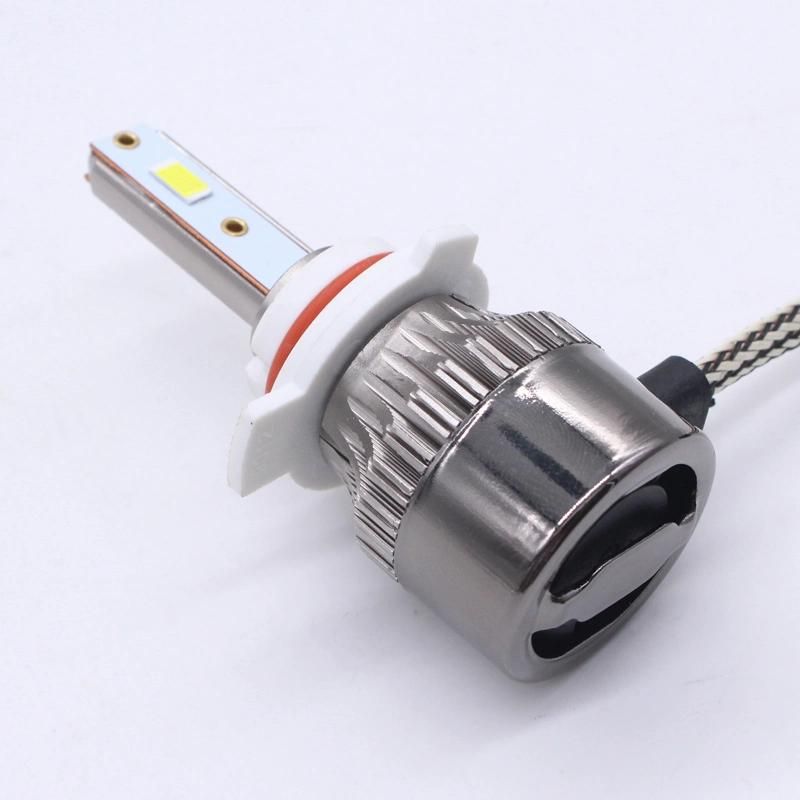 Lightech 5202 9005 9006 9012 H1 H3 H7 H11 H13 LED Headlight Without Fan