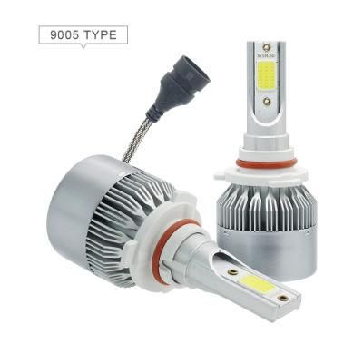 C6 S2 S1LED Car Bulb 880 881 9005 9006 9007 H1 H3 H4 H7 H11 6500K Coldwhite 12V 24V Manufacturer Wholesale Car Headlight