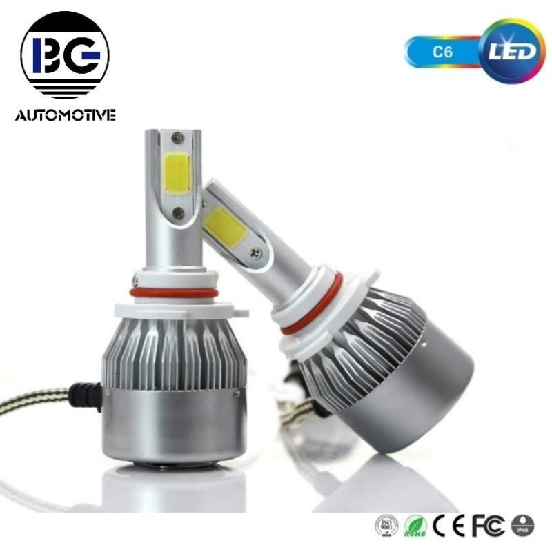 Auto Lighting System C6 H7 H11 H4 LED Headlights Bulb 9006 Bus Headlamp LED Lighting for Vehicle Cars LED Head Lights 2sides