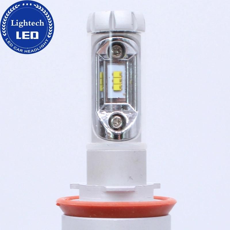 DIY Colors Auto Car Lamp 50W 6000lm X3 LED Headlight H11