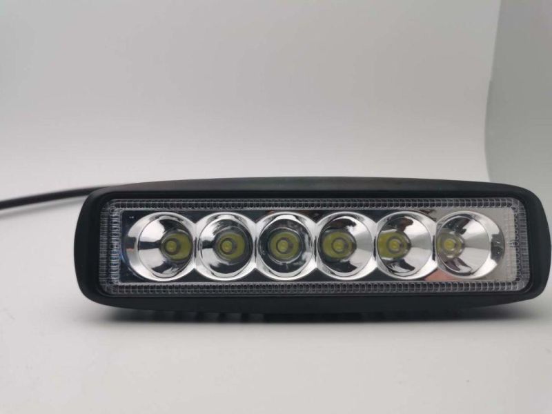 12V 24V 18W LED Flood Working Light Offroad Light LED Light Bar