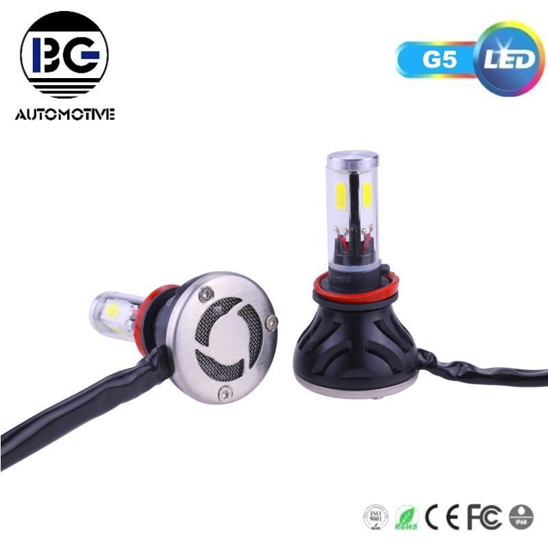 Fan Cooling H4 LED G5 Headlight 60W 8000 Lumen LED Headlight 9005 9006