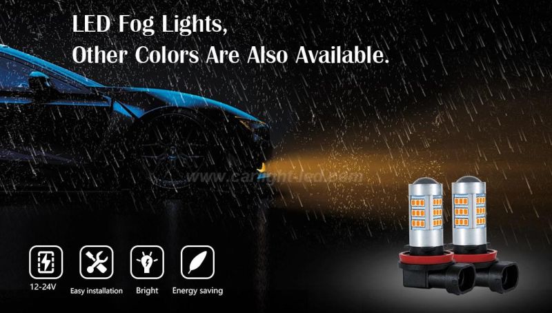 H8 12V Golden Trucks LED Fog Light Bulbs