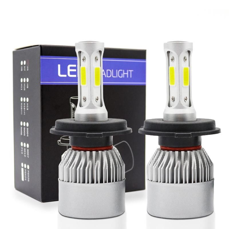 S2 High Power High Low Beam H1 H3 H7 H11 9005 9006 5202 880 H4 9004 9007 H13 Auto Fog Light 8000lm 6000K 6500K LED Car Headlight