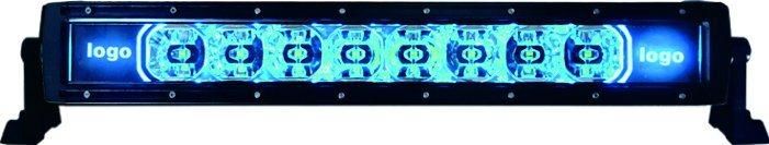 22" 120W RGB LED Light Bar 7D Work Lamp Bluetooth APP& Wire Harness LED Light Bar