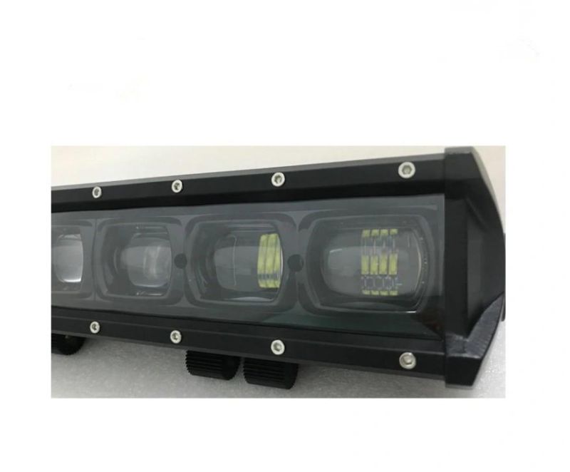 6D 9d Single Row 60W 4WD Barra 4X4 Car Offroad Truck LED Light Bar