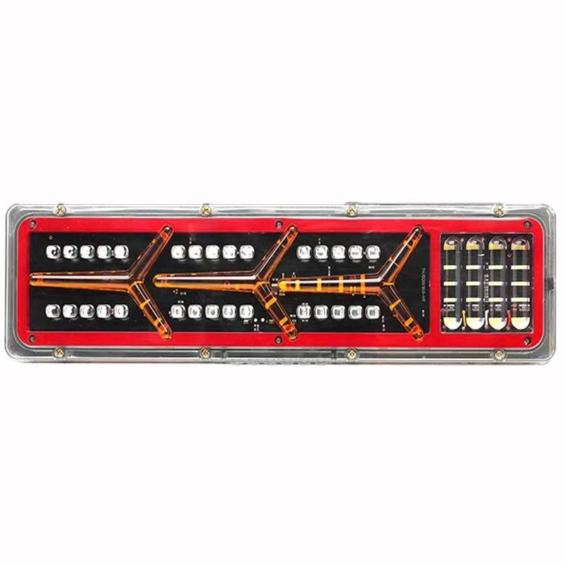 24V Truck LED Tail Light Vehicle Clearance Light Red White Amber Truck Trailer Lights Rear Marker LED Truck Tail Lamp