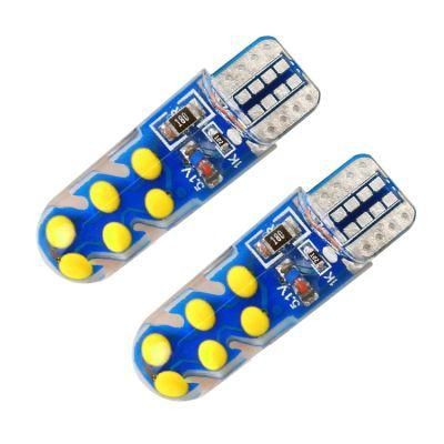 2PCS T10 W5w RGB LED Bulb 12SMD COB Canbus 194 168 Car with Remote Controller Flash/Strobe Reading Wedge Light Clearance Lights