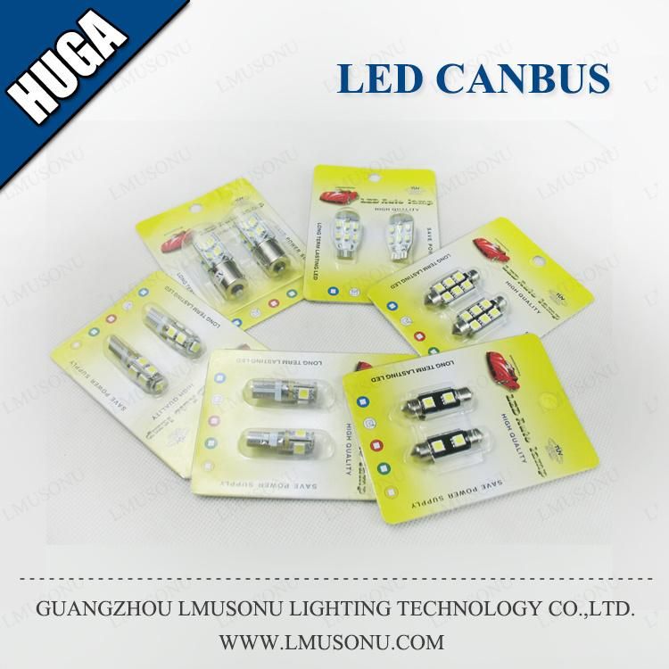 T10 S8.5 Canbus LED Festoon Signal Light Bulbs