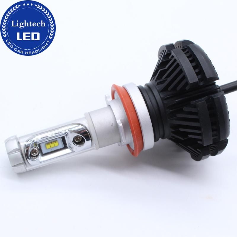 Super Bright X3 50W 6000lm Car Motorcycle LED Headlight Bulb H11