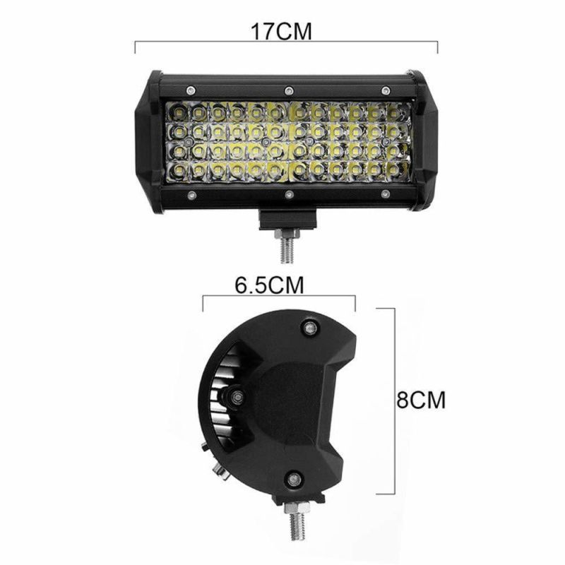 120W 7inch LED Work Light for Tractors Motorcycle Offroad 4WD 4X4 Truck SUV ATV LED Jeep Fog Headlight Bar