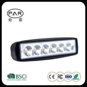 6.5&quot; LED Light Bar 18W Work Lightspot Driving Fog Lights off Road Boat Work Lights for Truck, SUV