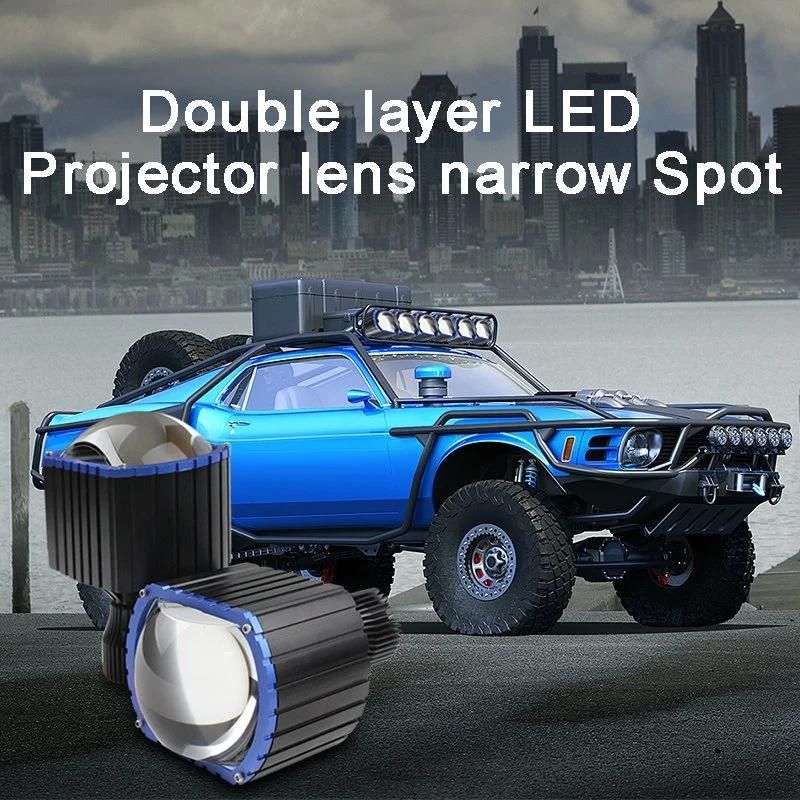 Sanvi U11 12V 5500K Motorcycle LED Headlight Spot Light Super Bright Universal Car Auto LED Projector Lens Headlight Automotive LED Lighting LHD Rhd