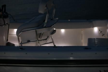 12V Blue White Waterproof LED Transom Yacht LED Courtesy Boat Interior Lights