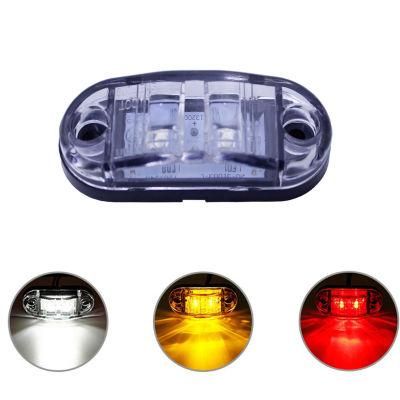 12V / 24V Amber Red White Utility Side Clearance Marker Lights for Boat Trailer Trucks Caravan