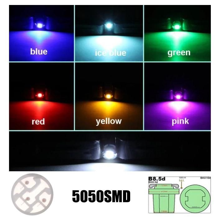 B8.5D 1SMD 5050 Indicator Lamps