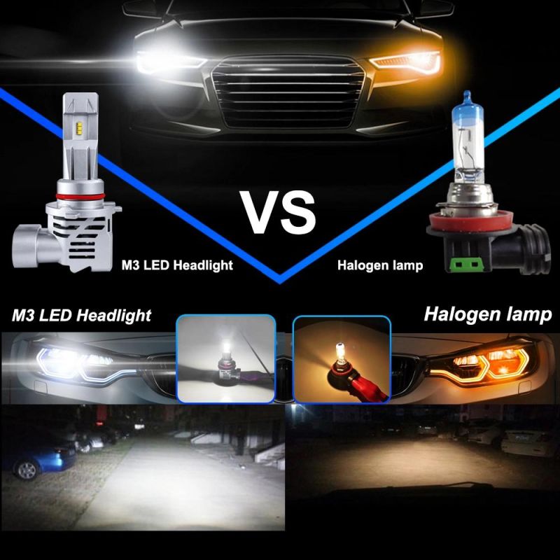 C6 S2 S1 Ultra-High Brightness M3 LED Headlight Zes Chip 6000lm Multi-Model 9005 9006 H11 H4 H1 H7