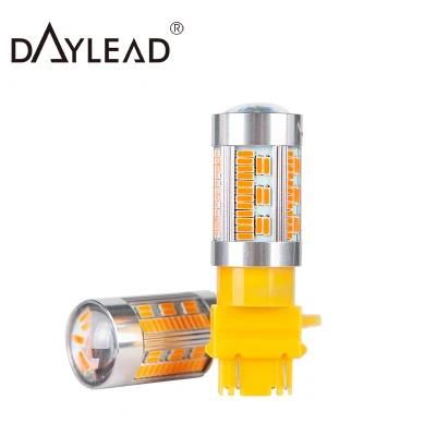 Wholesale Error Free 12V 7440 75SMD LED 4014 Canbus Car LED Signal Turning Brake Light Bulb