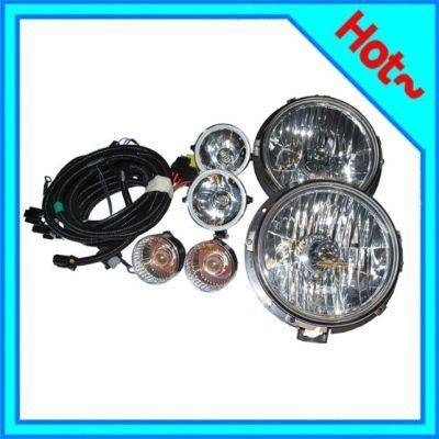 Headlamp Assy for Land Rover Defender 90- Vpldv0001