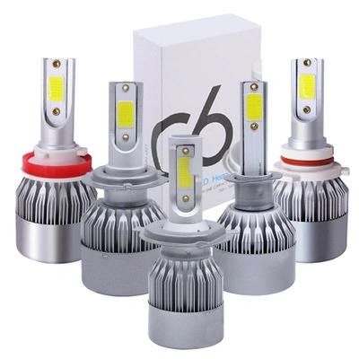 Factory Direct C6 2 PCS Car LED Headlight S2 S1 X3 Hb3 Hb4 55 8000lm Super Bright Car Lighting System Headlamp