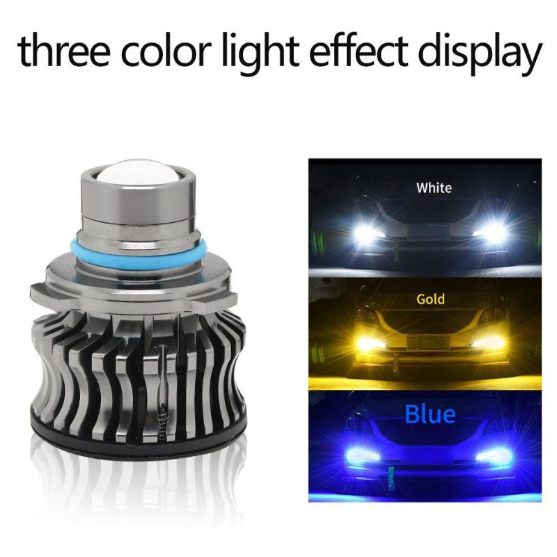 Popular Item Mini Lens LED Car Headlight 120W 20000lm 12V Csp Chip 6000K White Light H11 H7 9005 9006 LED Projector Headlight