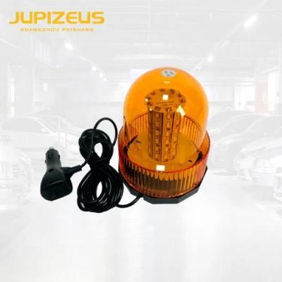 40LED 8W Round Strobe Lights Car Rechargeable LED Magnetic Suction Top Warning Flashing Lights