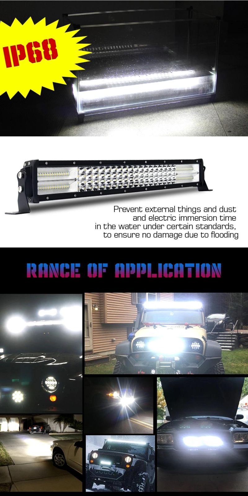 2020 Best Curved 12V 24V Jeep Combo Beam 4 Row 4X4 Offroad Trucks 32 42 52 20inch LED Bar