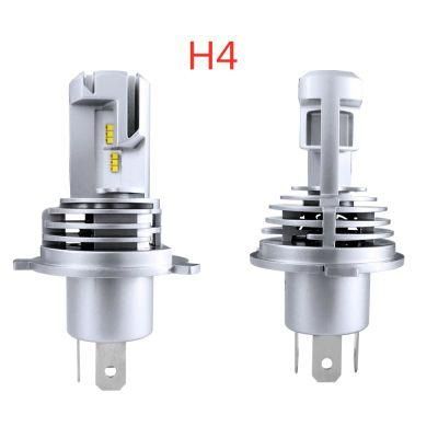 Zes Chips 2PCS H7 H11 H4 9005 9006 Car M3 LED Headlight Bulb 90W 16000lm High Power Light Bulbs 6500K White Light Dropshipping Auto Lamps