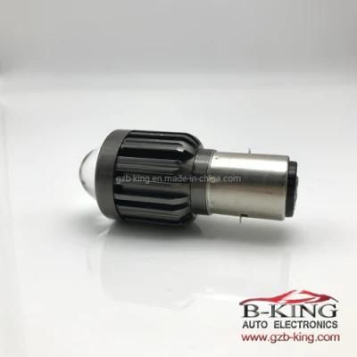 White &amp; Amber Ba20d LED Motorcycle Bulbs