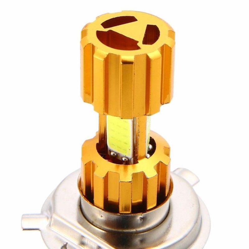 There Sides COB Chip LED Headlight Bulb for Automotive and Motorcycle