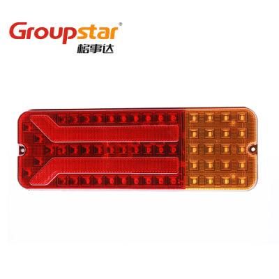 Car LED 12V 24V Red Auto LED Tail Lighting Truck Trailer Indicator Stop Rear Lamps