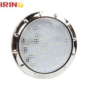 LED Chrome Round White Interior Dome Ceiling Lights for RV Caravan