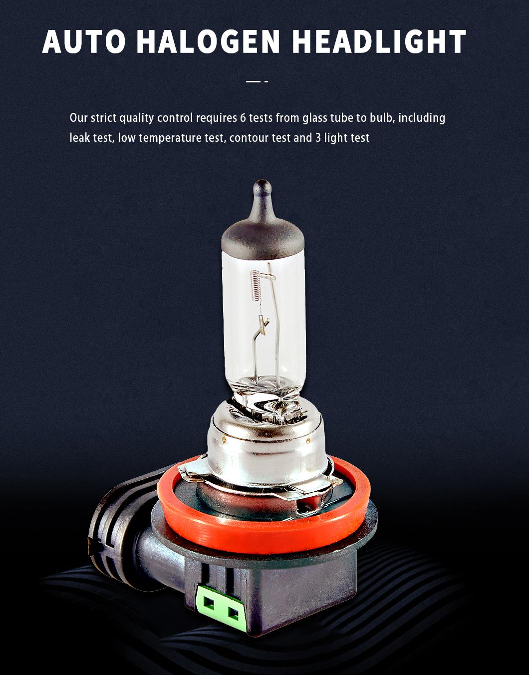 Super Bright H11 High Quality Focusing Longlife Halogen Lamp