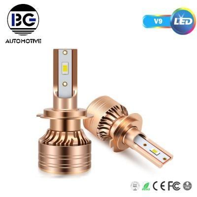 Auto Lighting System V9 Car LED Headlight 9006 9005 LED Motorcycle Headlight H1 H11 H4 H7 5202 LED Bulb