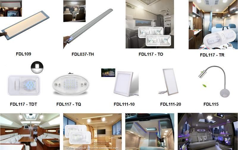 Inside Travel Trailer Camper on off Lighting RV Interior Light Replacement LED Lights