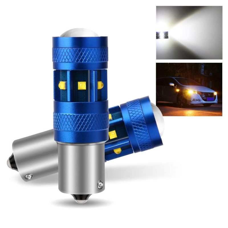 2PCS 1156 7506 Ba15s P21W 5630 5730 LED Car Tail Bulb Brake Lights 12V CREE Chips Auto Reverse Lamp Daytime Running Signal Light